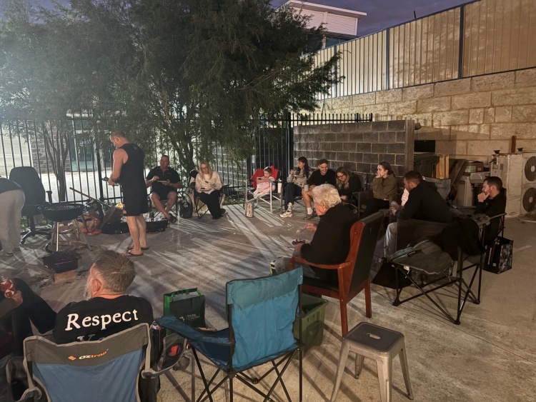 students and family gathering at the best don't rest mma in clarkson